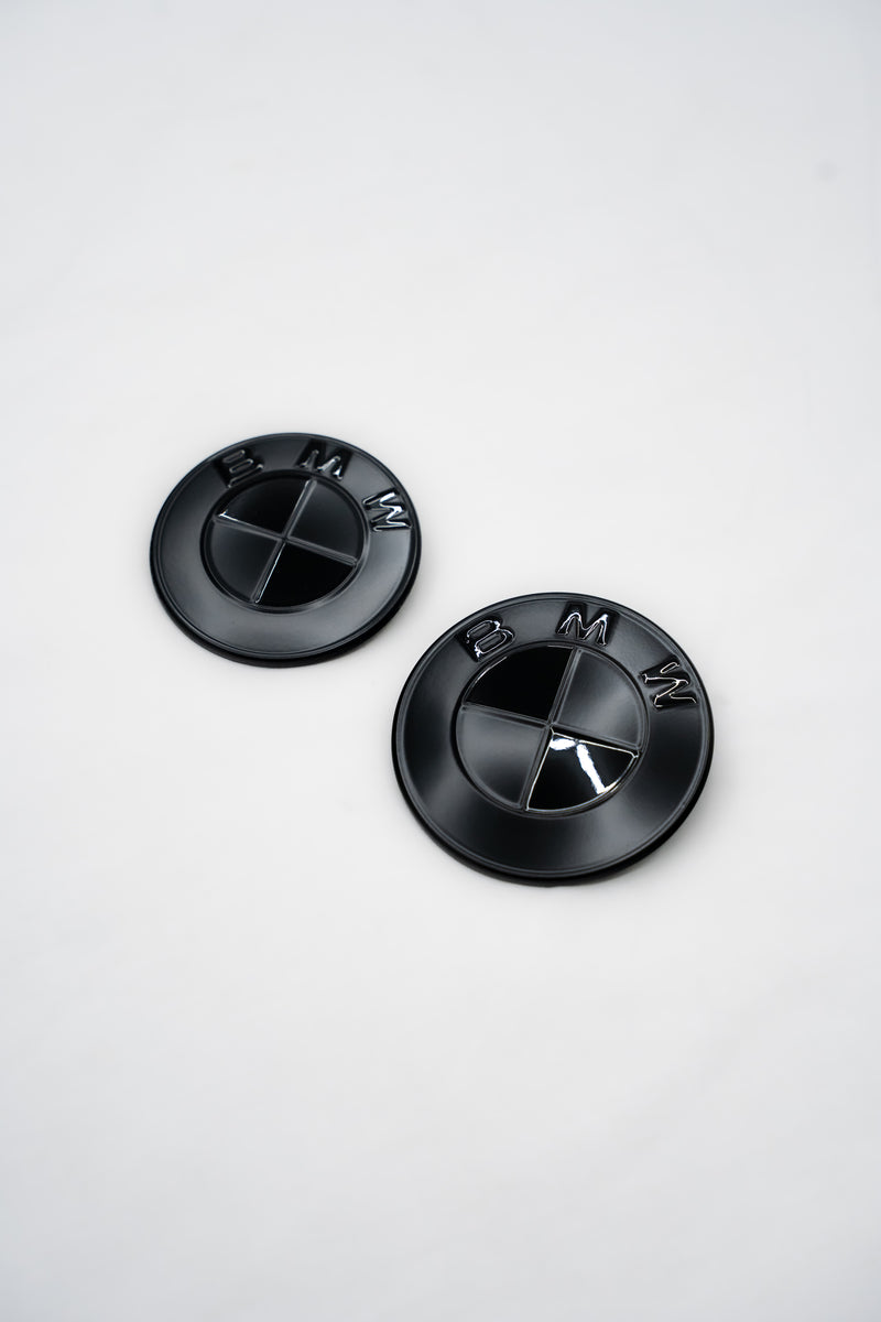 BMW shadowline roundels