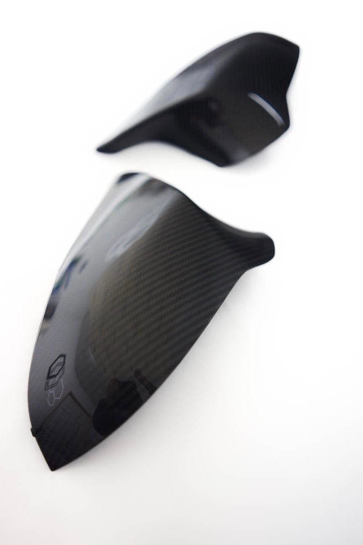 CCUK carbon fibre pre-preg mirror cap replacements