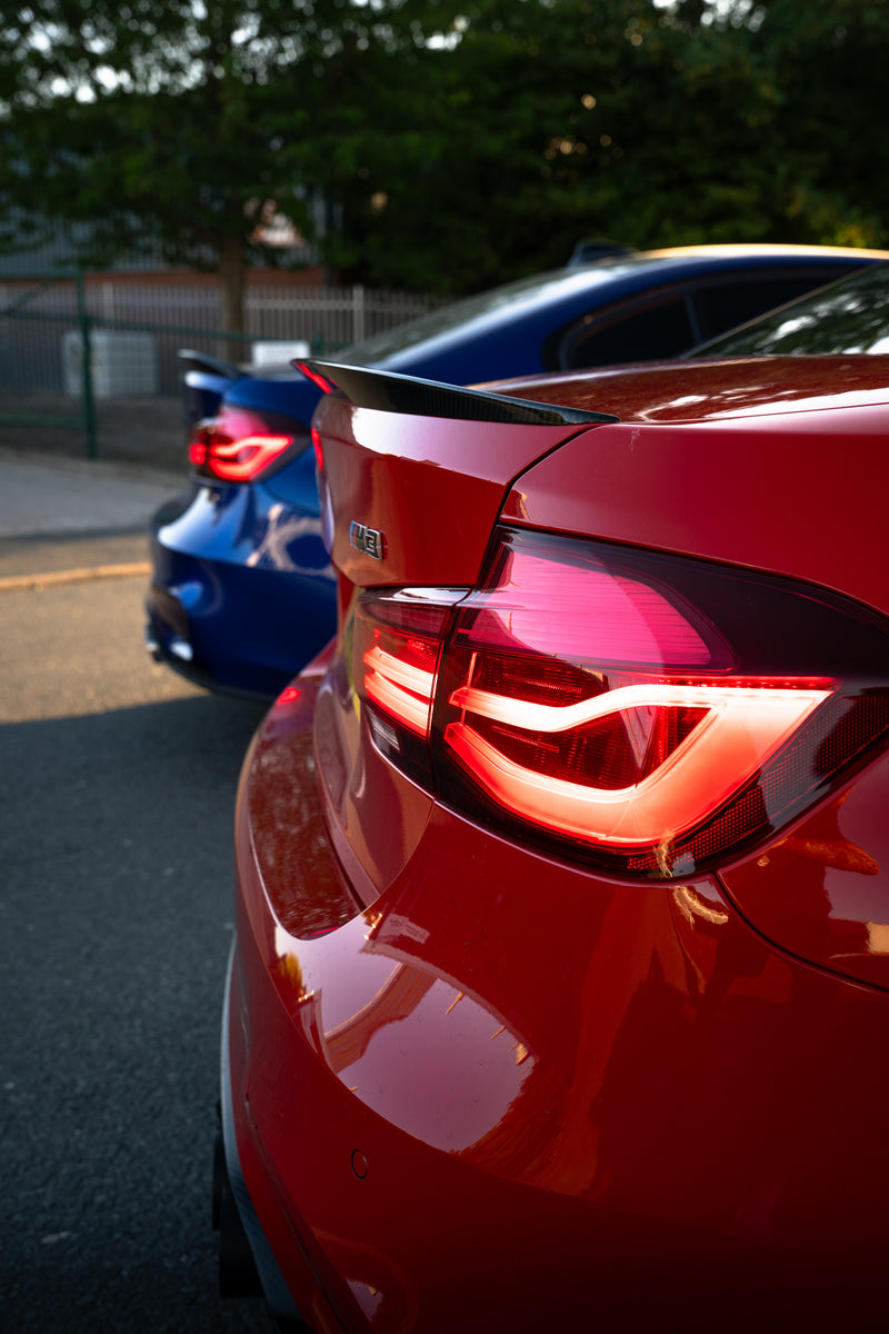 BMW F80 F82 F83 M3 M4 Shadowline Rear Light Tint & Refinish Service