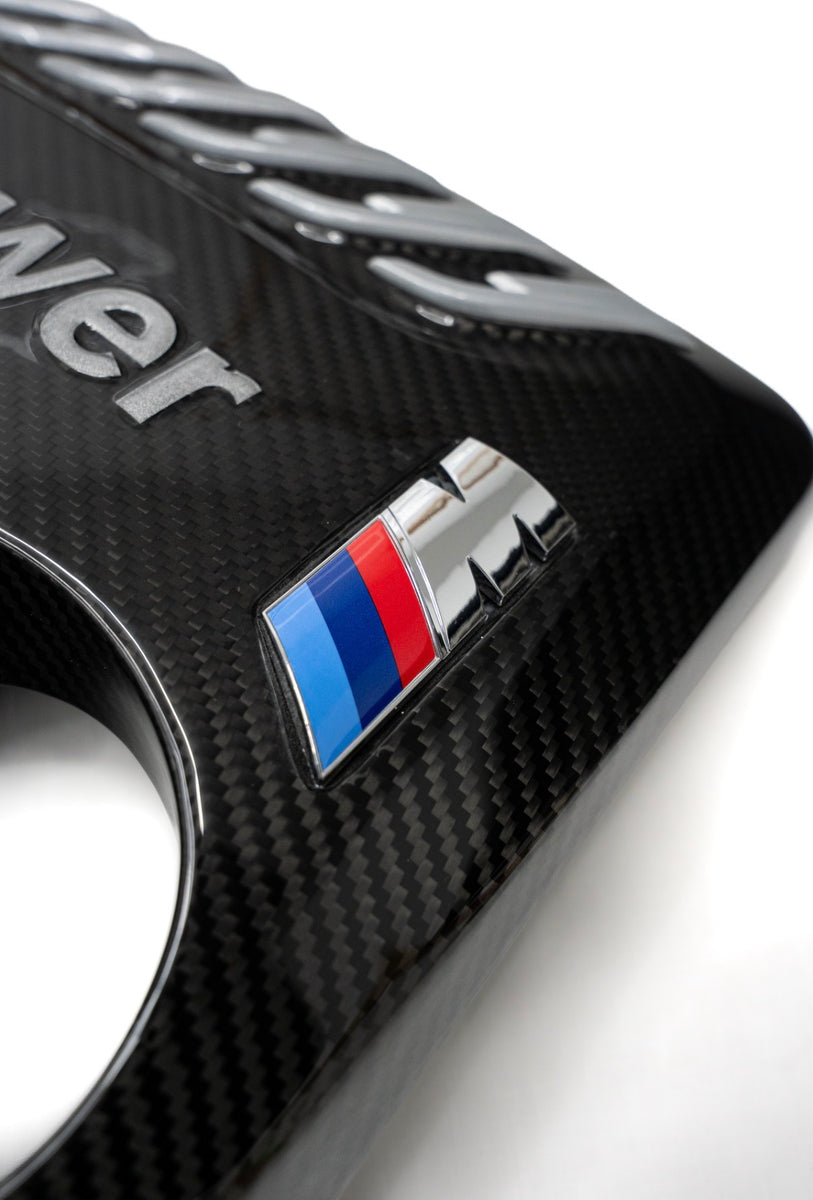 BMW performance style carbon engine cover S55