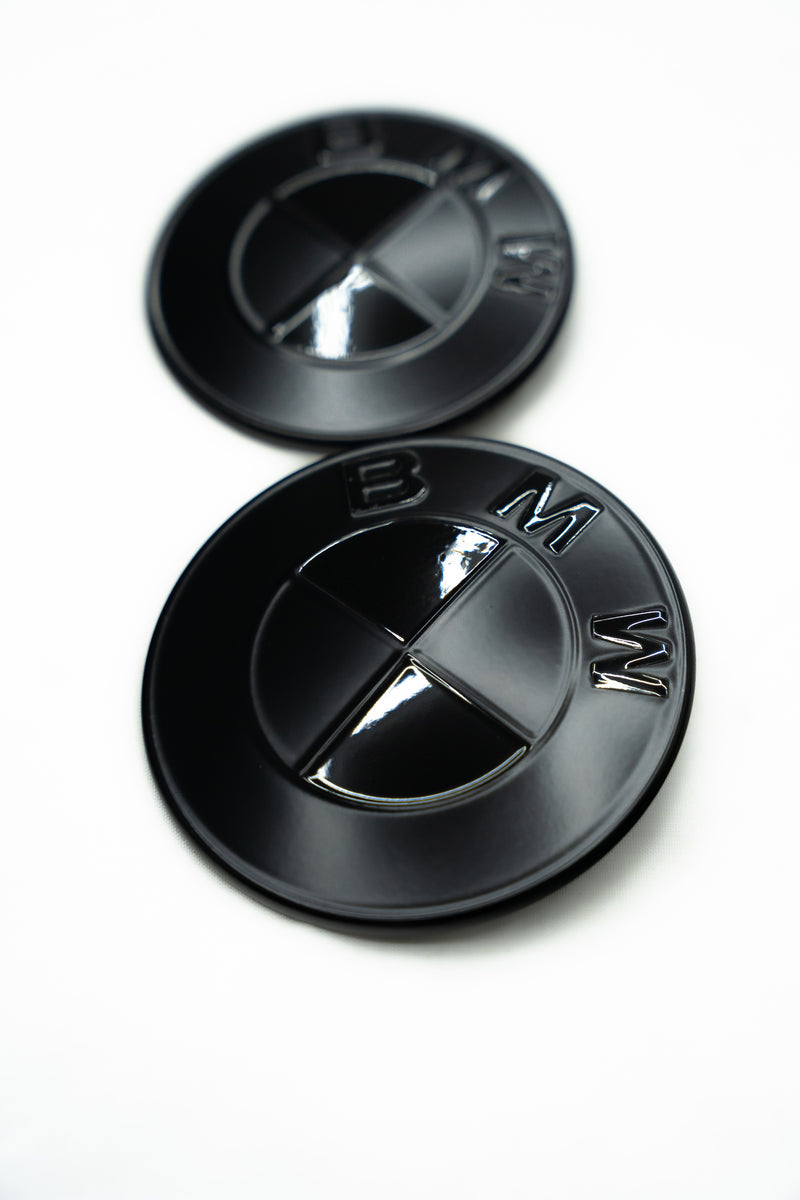 BMW shadowline roundels