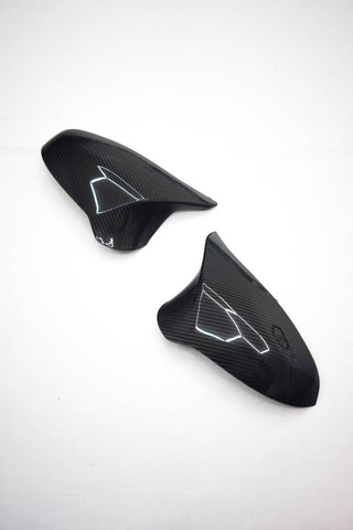 CCUK carbon fibre pre-preg mirror cap replacements
