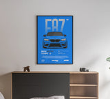 BMW M2 F87 Inspired Wall Art