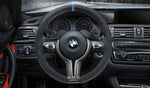 CARBON STEERING WHEEL COVER TRIM GENUINE BMW OEM