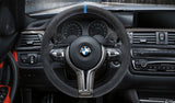 CARBON STEERING WHEEL COVER TRIM GENUINE BMW OEM