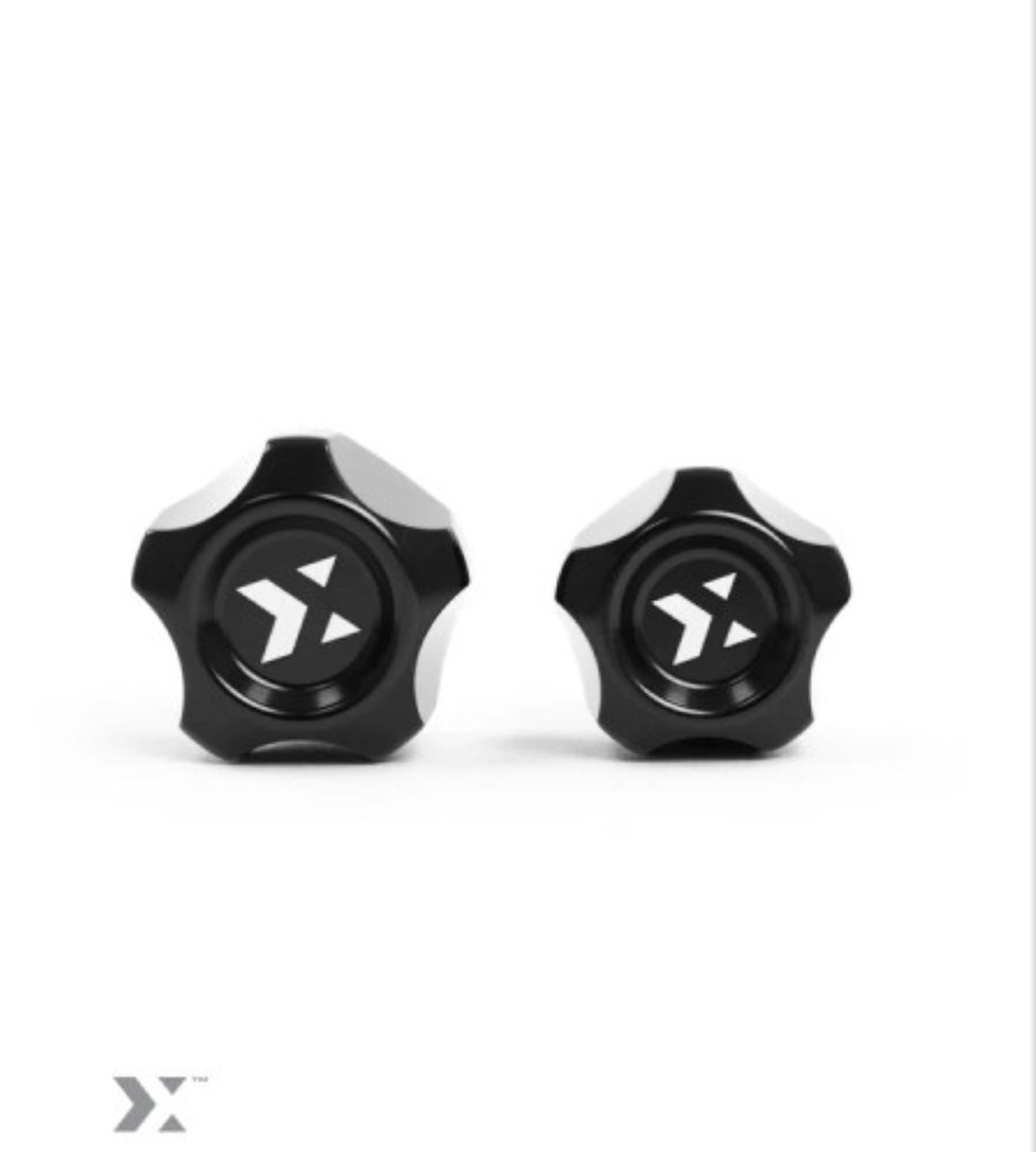 MMX Billet air conditioning caps