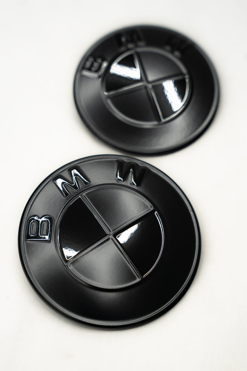 BMW shadowline roundels