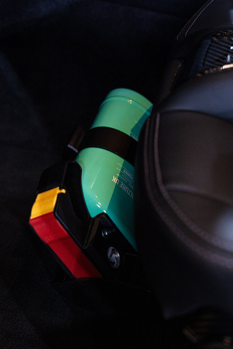 CARBON CULTURE UK EMERGENCY RESPONSE SYSTEM / Limited Edition 1 of 10 painted OEM EXTINGUISHER