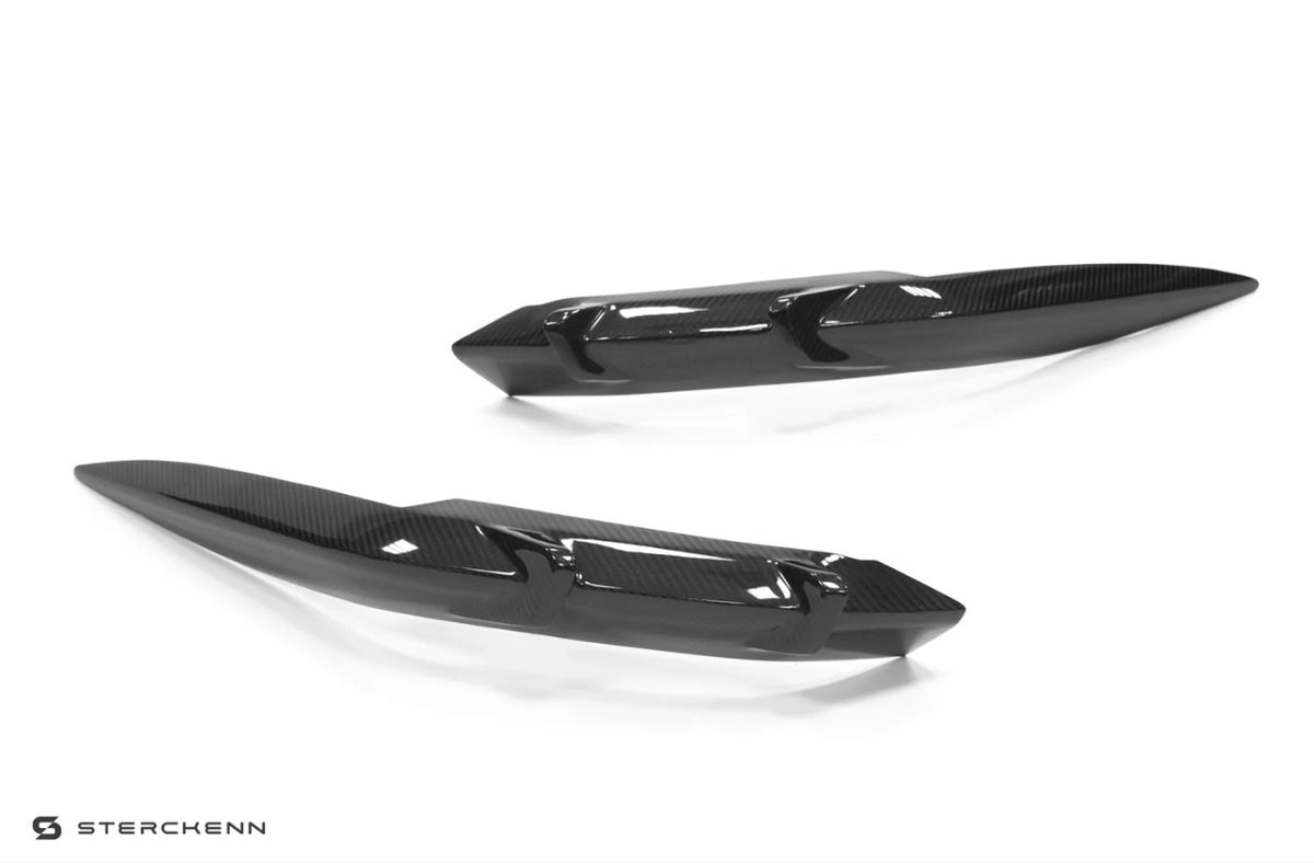 BMW M3 G80 G81 CARBON FIBRE REAR BUMPER EXTENSION CANARDS BY STERCKENN