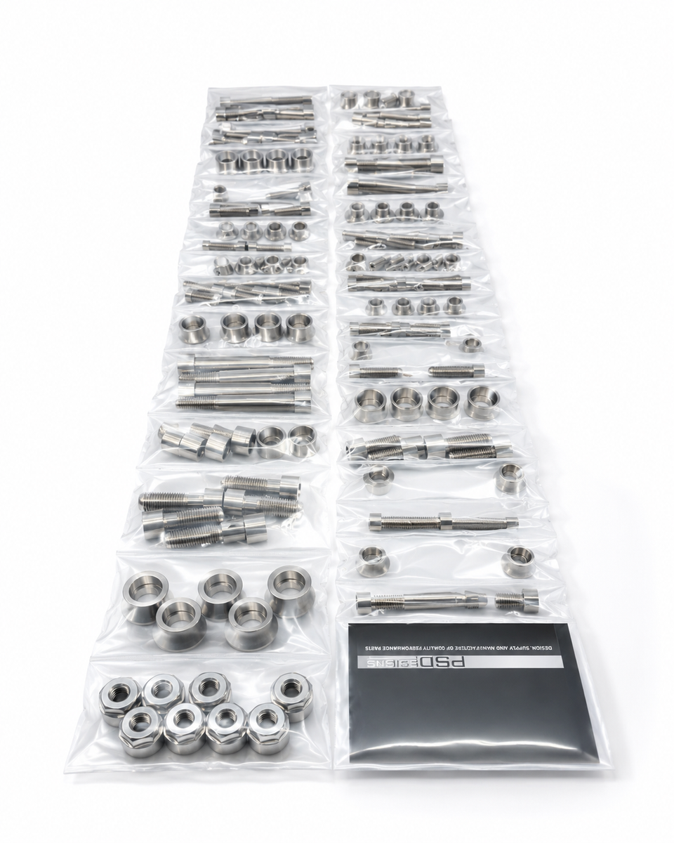 PSDESIGNS BMW G80 G81 G82 G83 G87 M2 M3 M4 TITANIUM POWERSPEC HARDWARE DRESS UP KIT