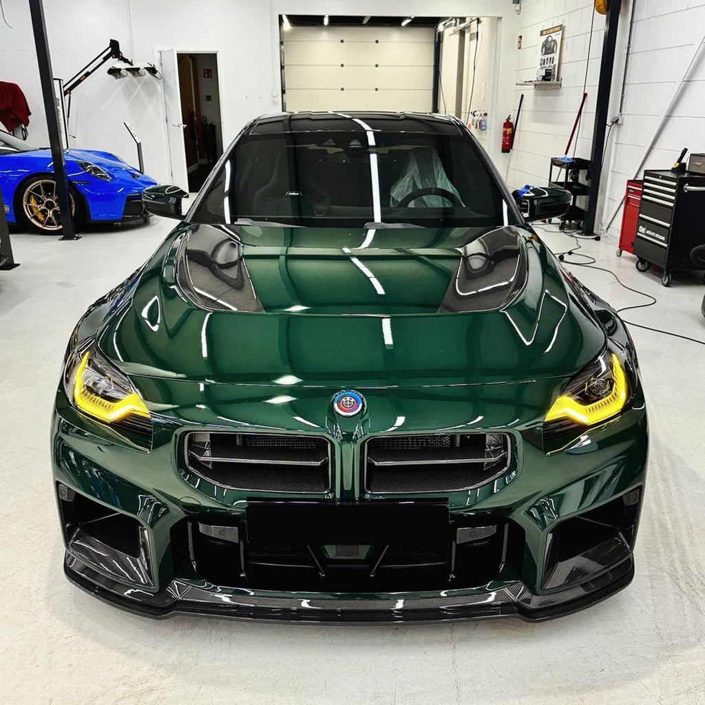 BMW G87 M2 V2 Pre preg carbon fibre bonnet