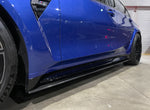 BMW G80 / G81 carbon fibre side skirt extensions