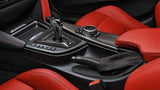 Genuine m performance carbon handbrake with alcantara gaitor