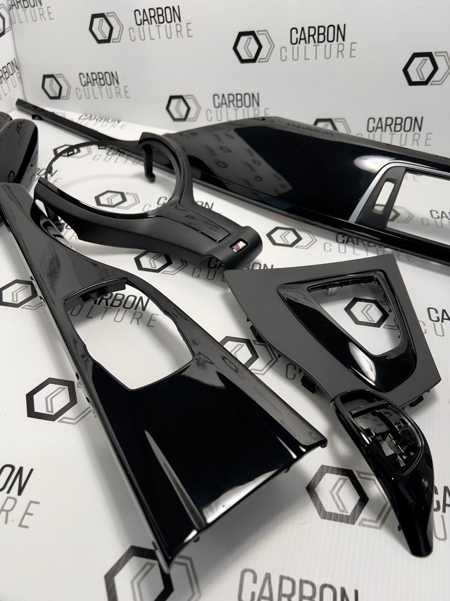 Gloss black F3X 3/4 Series interior trim kit