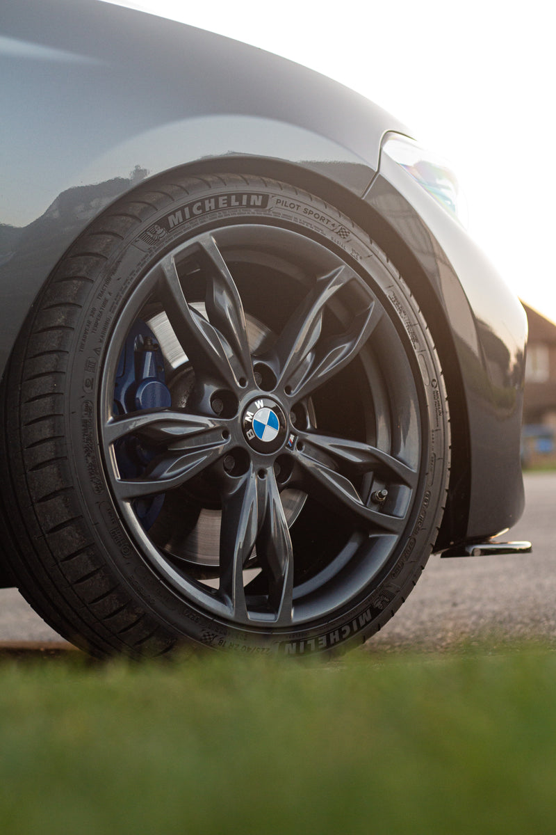 BMW dechromed centre caps F series