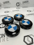 BMW dechromed centre caps F series